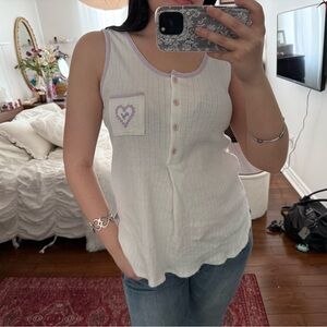 Vintage Sleeveless Coquette Top 🐩